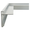 Pandser Standaard daktrim 2500 x 60 x 45 mm