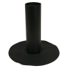 Pandser EPDM Onderuitloop Ø 90 x 300 mm 90°