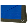 Konvox Bâche 180gr bleu/vert 3x4m