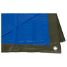 Konvox Bâche 150gr bleu/vert 8x10m