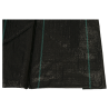 Konvox Tissu anti-racine 90gr noir sac de transport 2x5m