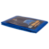 Konvox Bâche 130gr bleu 4x5m
